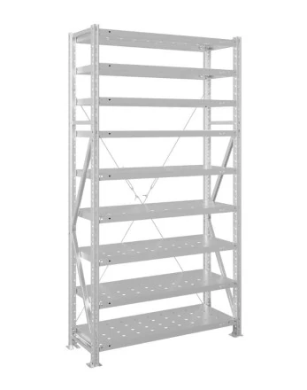Стеллаж MS U 3000x700x500 9 полок (300 кг, перф) купить в Ухте
