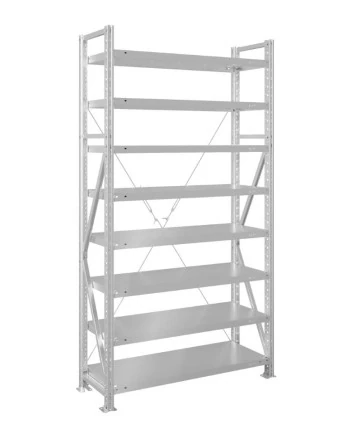 Стеллаж MS U 3000x700x800 8 полок (300 кг, металл) купить в Ухте