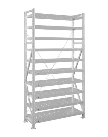 Стеллаж MS U 3000x1500x600 10 полок (250 кг, перф) купить в Ухте