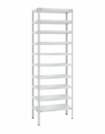 Стеллаж металлический Титан МС-500 2400х700х500 10 полок