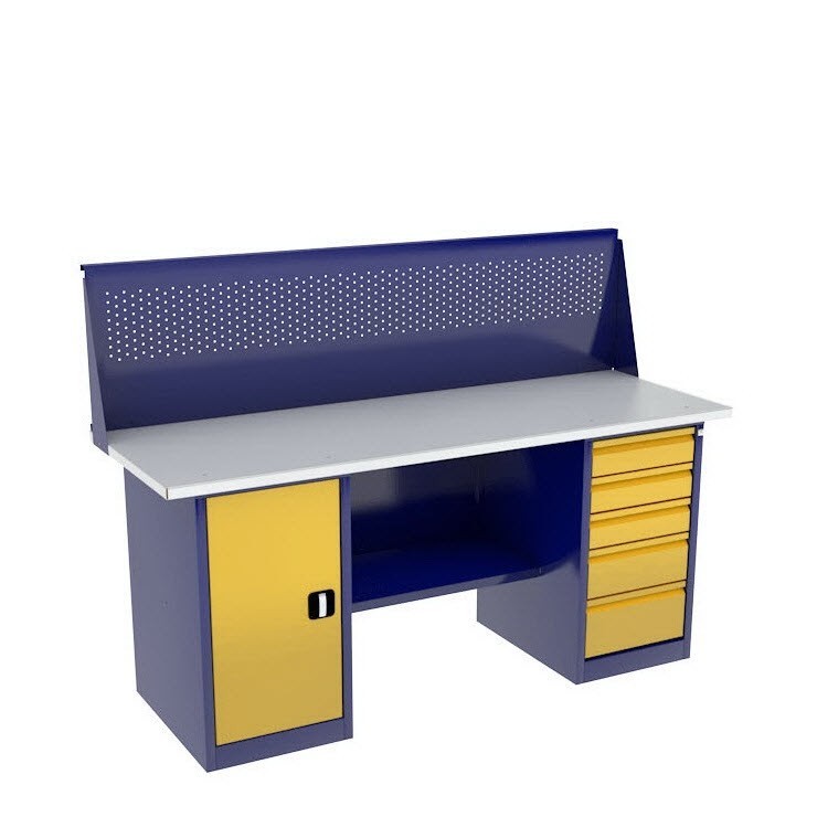 Верстак с тумбой и драйвером ВП-4Т/1,6 с экраном купить в Ухте