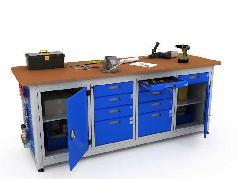 Верстак четырехтумбовый COMBAT 41452.2340 купить в Ухте