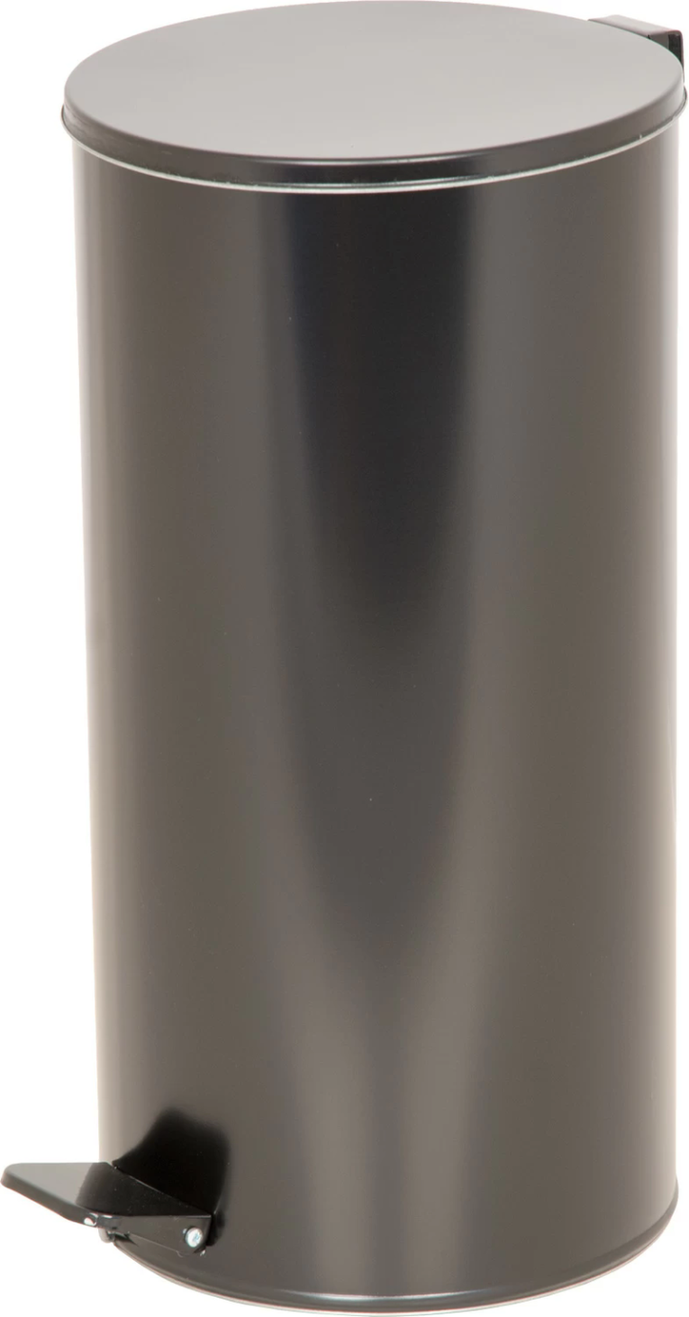 Урна с педалью черный 40 литров купить в Ухте