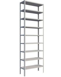 Стеллаж MS Standart 2000х1000х400 9 полок Стеллаж MS Standart 2000х1000х400 9 полок