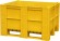 BoxPallet 1200х1000х740 мм сплошной желтый купить в Ухте