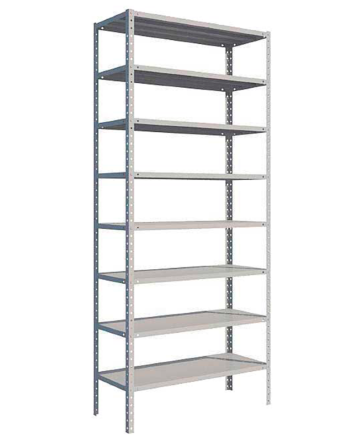 Стеллаж MS Strong 2750х1200х600 8 полок купить в Ухте