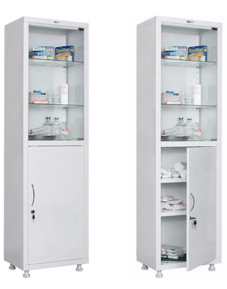 Медицинский шкаф HILFE МД 1 1657/SG купить в Ухте
