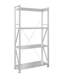 Стеллаж MS U 2500x1200x1000 4 полки (280 кг, металл) Стеллаж MS U 2500x1200x1000 4 полки (280 кг, металл)