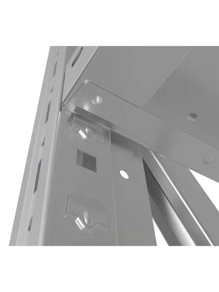 Стеллаж MS U 3000x1500x600 4 полки (200 кг, перф) купить в Ухте