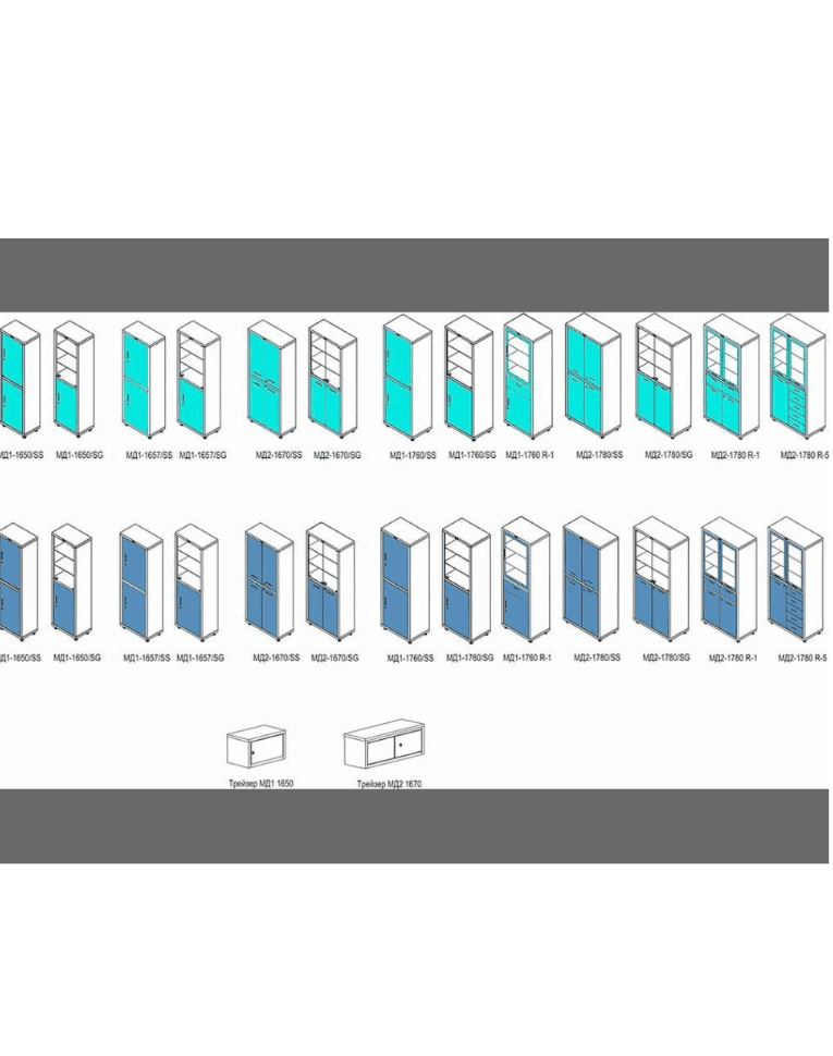 Медицинский шкаф HILFE МД 1 1760/SS купить в Ухте