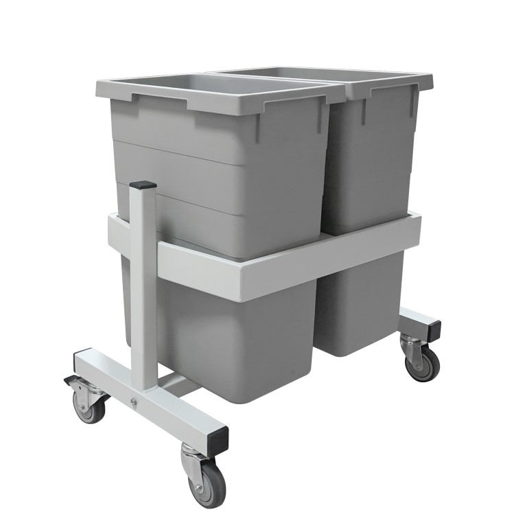 Подкатная подставка держатель для 2-х контейнеров Gresson ПДК-2 купить в Ухте