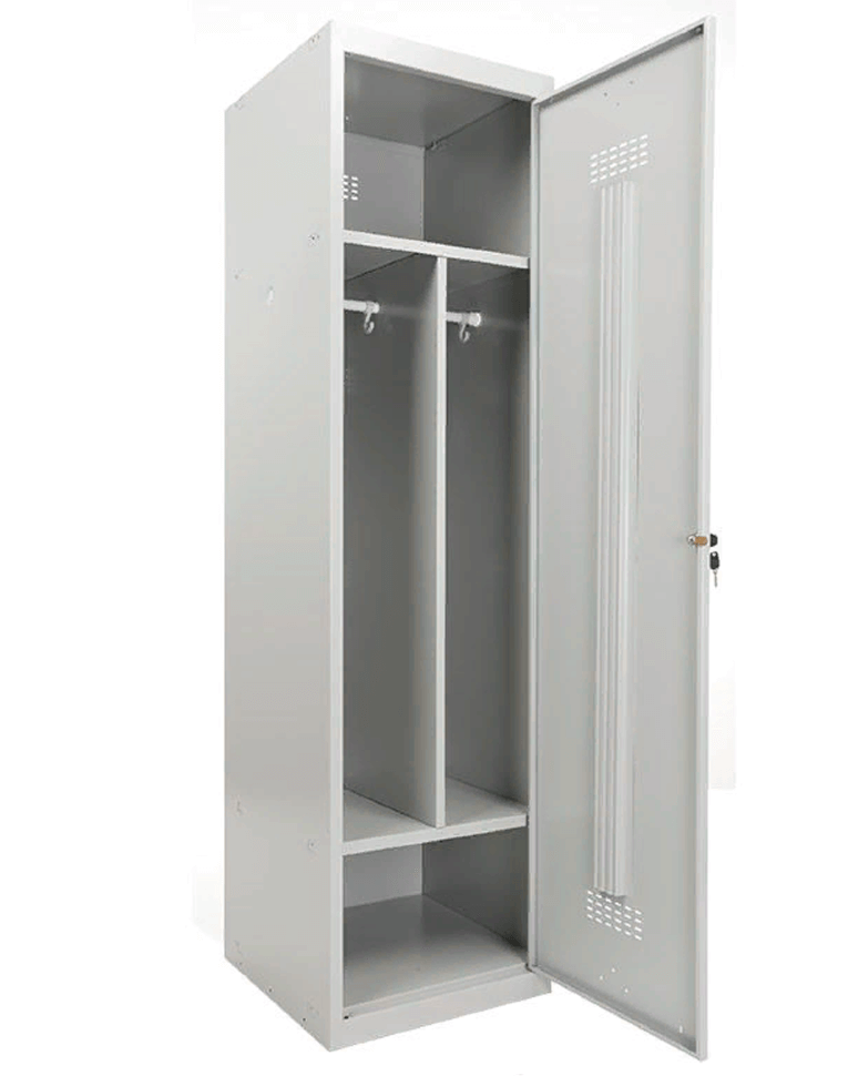 Шкаф для раздевалок усиленный ML-11-50D базовый модуль купить в Ухте