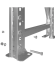 Стеллаж MS U 2000x1200x400 3 полки (280 кг, перф) купить в Ухте