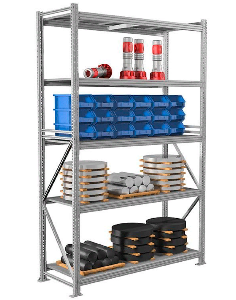 Стеллаж MS Profi 2500х1800х600 5 полок купить в Ухте