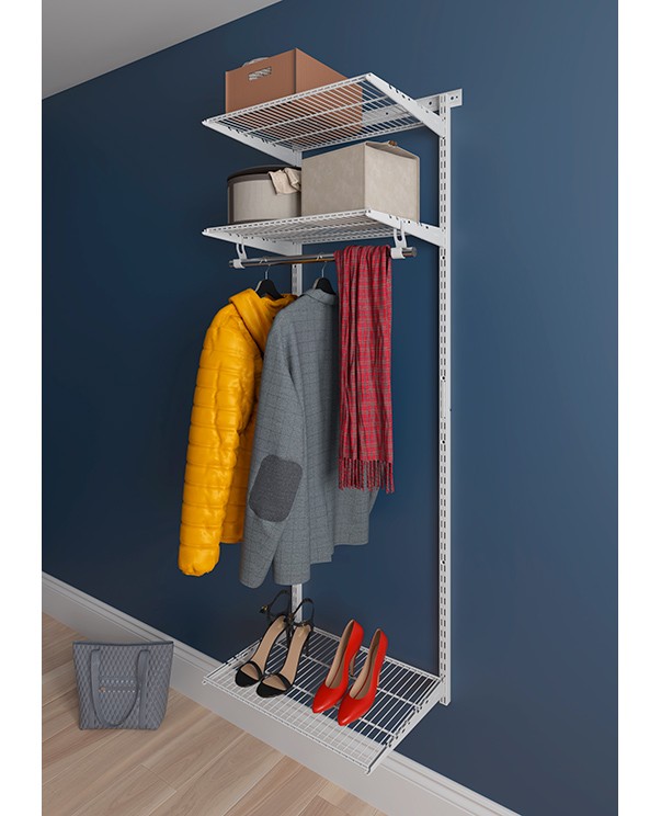 Гардеробная система Практик Home Basic G60 белая купить в Ухте