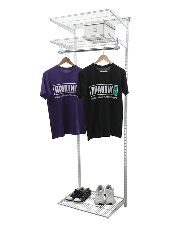 Гардеробная система Практик Home Basic G60 белая купить в Ухте