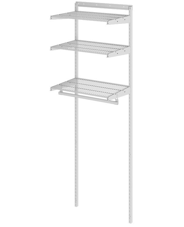 Гардеробная система Практик Home Basic G60 белая купить в Ухте