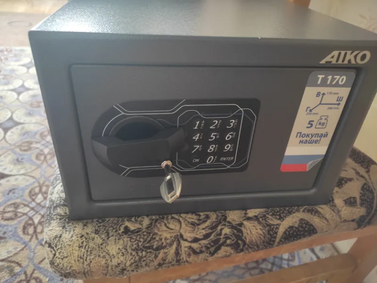 Мебельный сейф Aiko Т-170 EL купить в Ухте