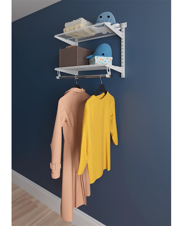 Гардеробная система Практик Home Basic G60S белая купить в Ухте