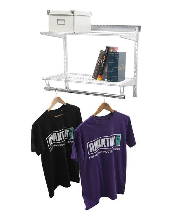 Гардеробная система Практик Home Basic G60S белая купить в Ухте