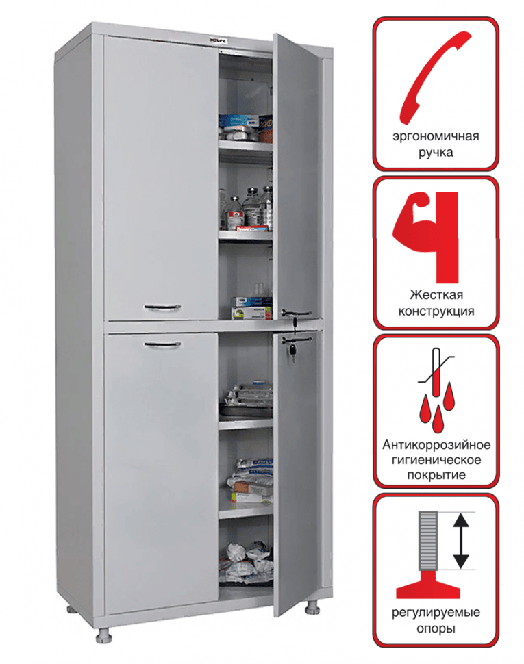 Медицинский шкаф Hilfe МД 2 1780/SS купить в Ухте Медицинский шкаф Hilfe МД 2 1780/SS купить в Ухте