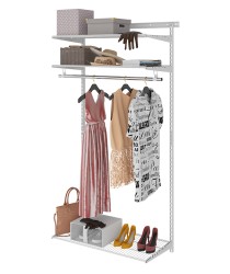 Гардеробная система Практик Home Basic G90 белая Гардеробная система Практик Home Basic G90 белая