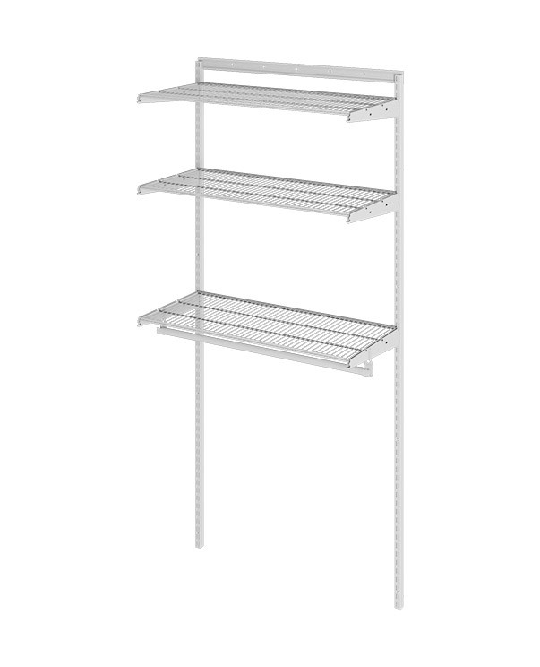 Гардеробная система Практик Home Basic G90 белая купить в Ухте Гардеробная система Практик Home Basic G90 белая купить в Ухте