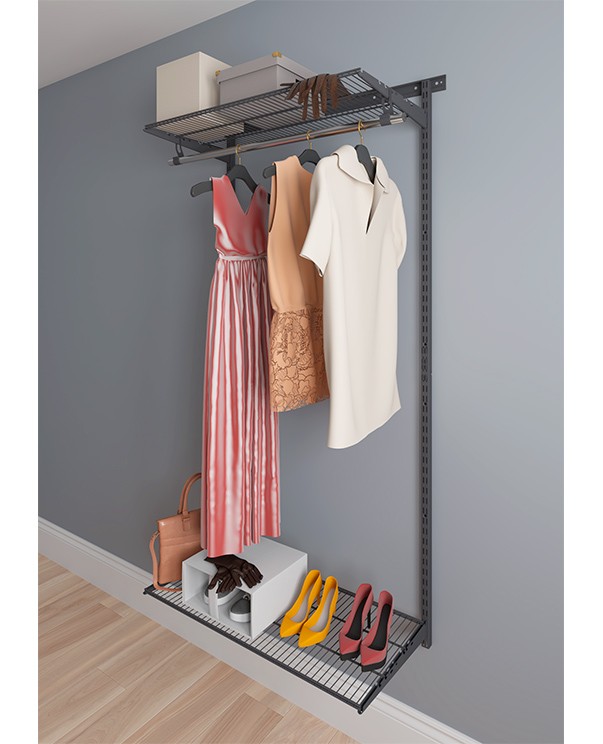 Гардеробная система Практик Home Basic G90 графит купить в Ухте