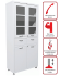 Медицинский шкаф HILFE МД 2 1780 R-1 купить в Ухте