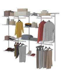 Гардеробная система Практик Home Max G240 белая Гардеробная система Практик Home Max G240 белая