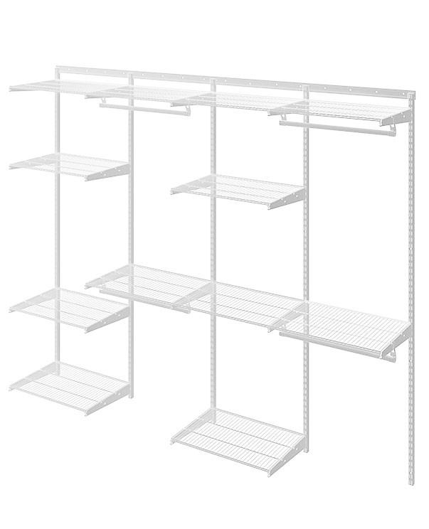 Гардеробная система Практик Home Max G240 белая купить в Ухте Гардеробная система Практик Home Max G240 белая купить в Ухте