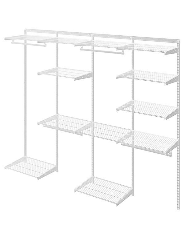 Гардеробная система Практик Home Max G240 белая купить в Ухте Гардеробная система Практик Home Max G240 белая купить в Ухте