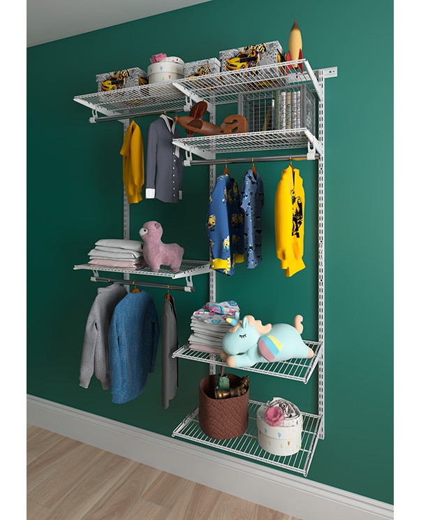 Гардеробная система Практик Home Optima G120 белая купить в Ухте Гардеробная система Практик Home Optima G120 белая купить в Ухте