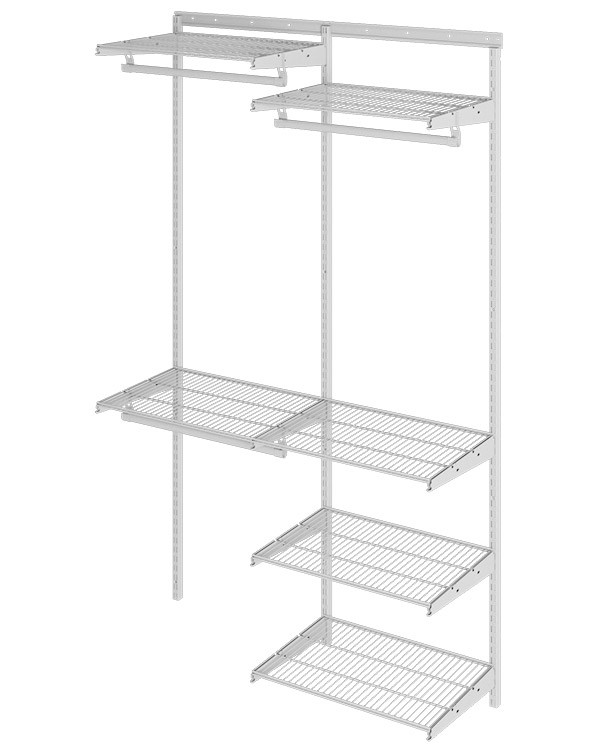 Гардеробная система Практик Home Optima G120 белая купить в Ухте Гардеробная система Практик Home Optima G120 белая купить в Ухте