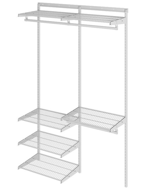 Гардеробная система Практик Home Optima G120 белая купить в Ухте Гардеробная система Практик Home Optima G120 белая купить в Ухте