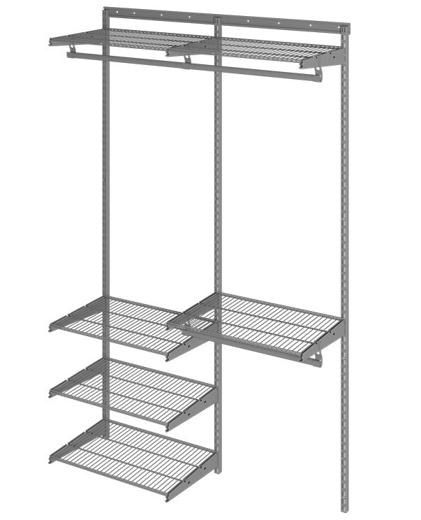 Гардеробная система Практик Home Optima G120 графит купить в Ухте Гардеробная система Практик Home Optima G120 графит купить в Ухте