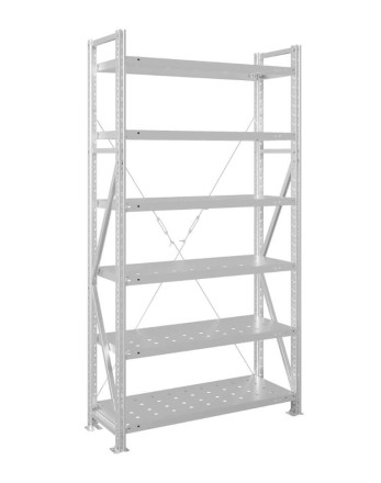Стеллаж MS U 2000x1500x600 6 полок (150 кг, перф) купить в Ухте