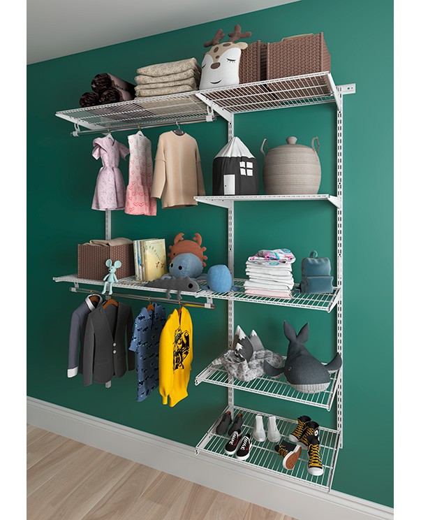 Гардеробная система Практик Home Optima G150 белая купить в Ухте Гардеробная система Практик Home Optima G150 белая купить в Ухте