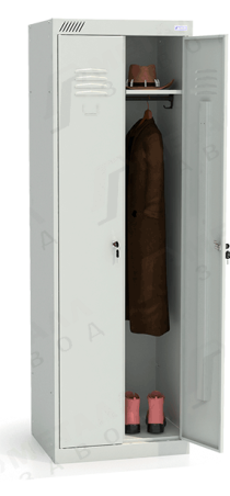 Шкаф для одежды металлический ШРК 22-600