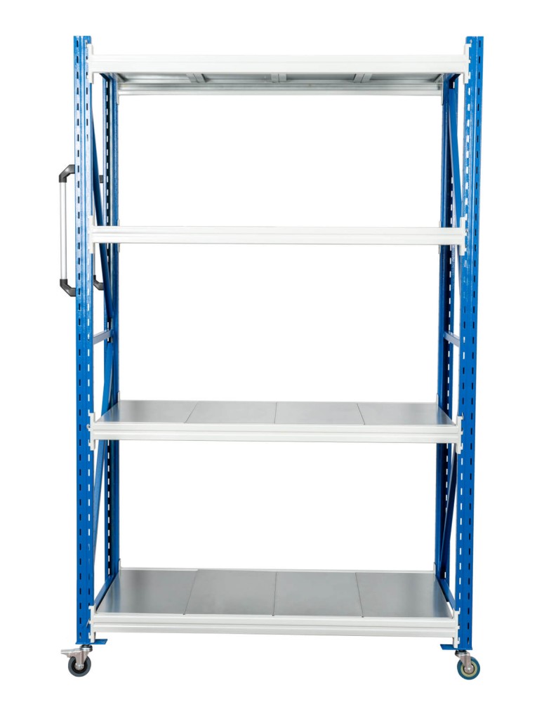 Стеллаж мобильный БиКом СТ-4 250x90x80 4 полки купить в Ухте