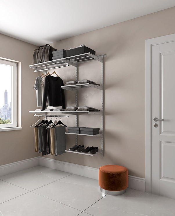 Гардеробная система Практик Home Optima G150 графит купить в Ухте Гардеробная система Практик Home Optima G150 графит купить в Ухте