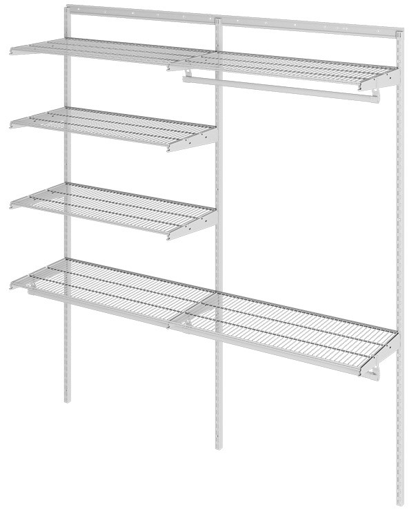 Гардеробная система Практик Home Optima G180 белая купить в Ухте Гардеробная система Практик Home Optima G180 белая купить в Ухте