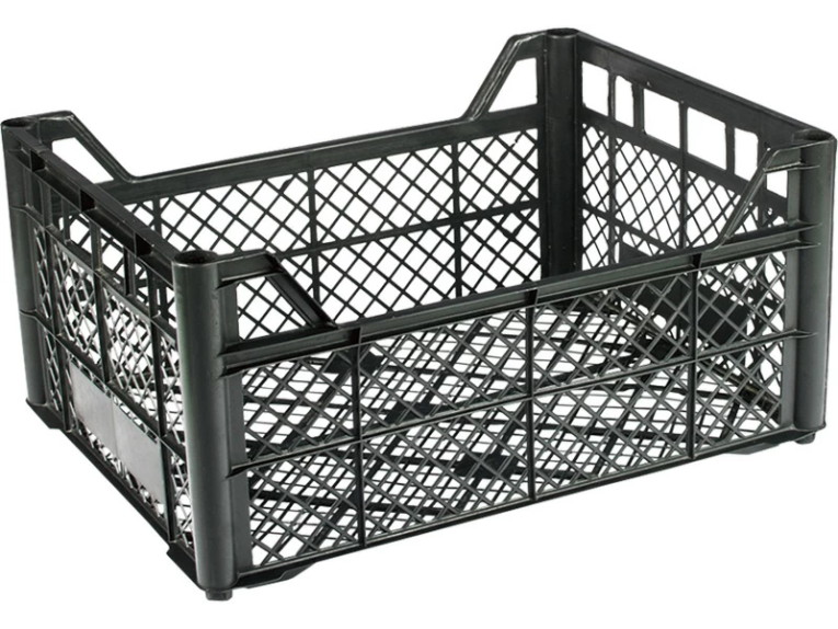Ящик 400х300х185 сетка ромб чёрный купить в Ухте