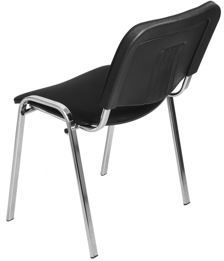 Стул Изо (черная ткань, хром) купить в Ухте