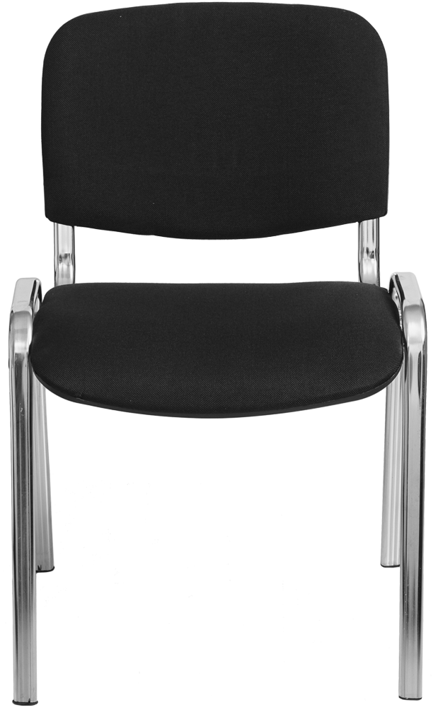 Стул Изо (черная ткань, хром) купить в Ухте