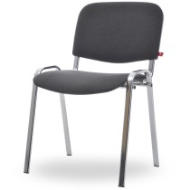 Стул Изо (серая ткань, хром)