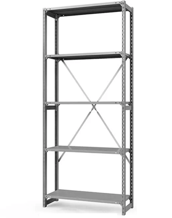 Стеллаж ТСУ 2500x700x800 5 полок (300 кг, металл) купить в Ухте