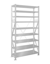 Стеллаж MS U 2000x1000x300 9 полок (300 кг, металл)