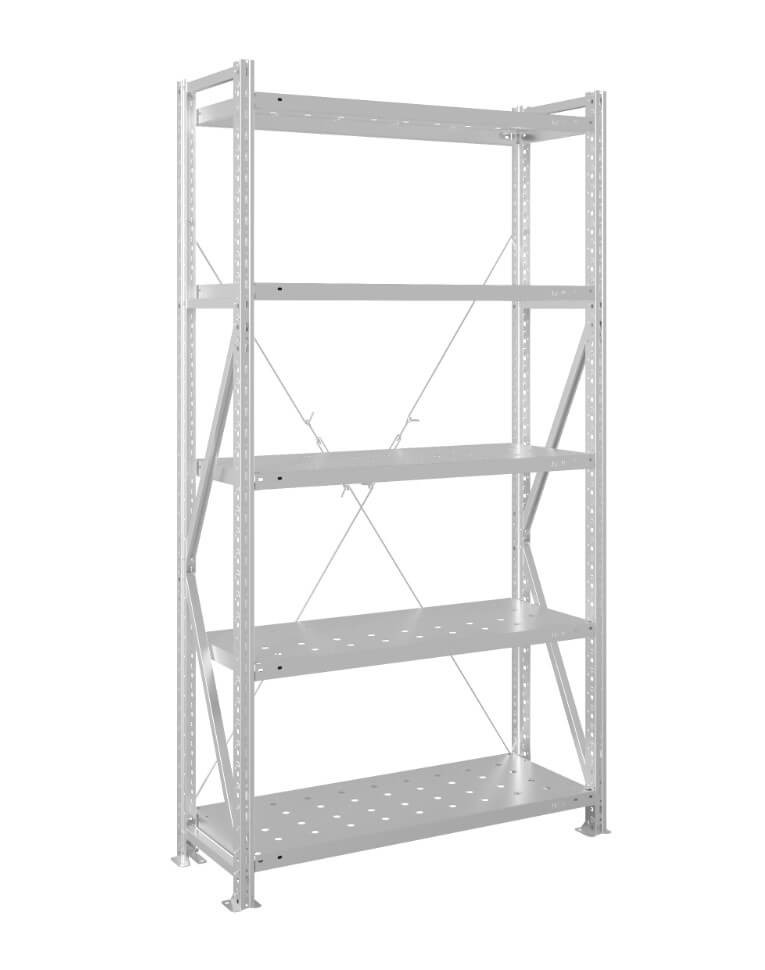 Стеллаж MS U 2000x700x800 5 полок (400 кг, перф) купить в Ухте