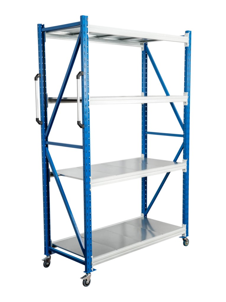 Стеллаж мобильный БиКом СТ-4 300x210x70 4 полки купить в Ухте